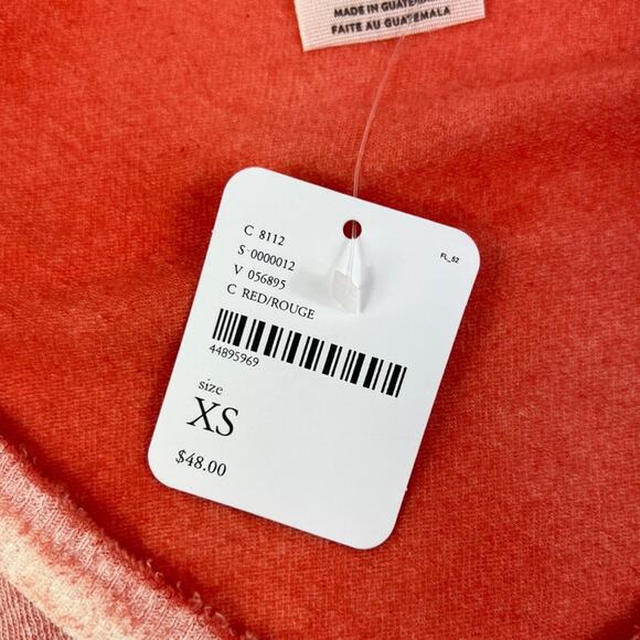 Free People We The Free Long Beach Asymmetrical Burnout Tee Size XS NEW - Picture 4 of 5